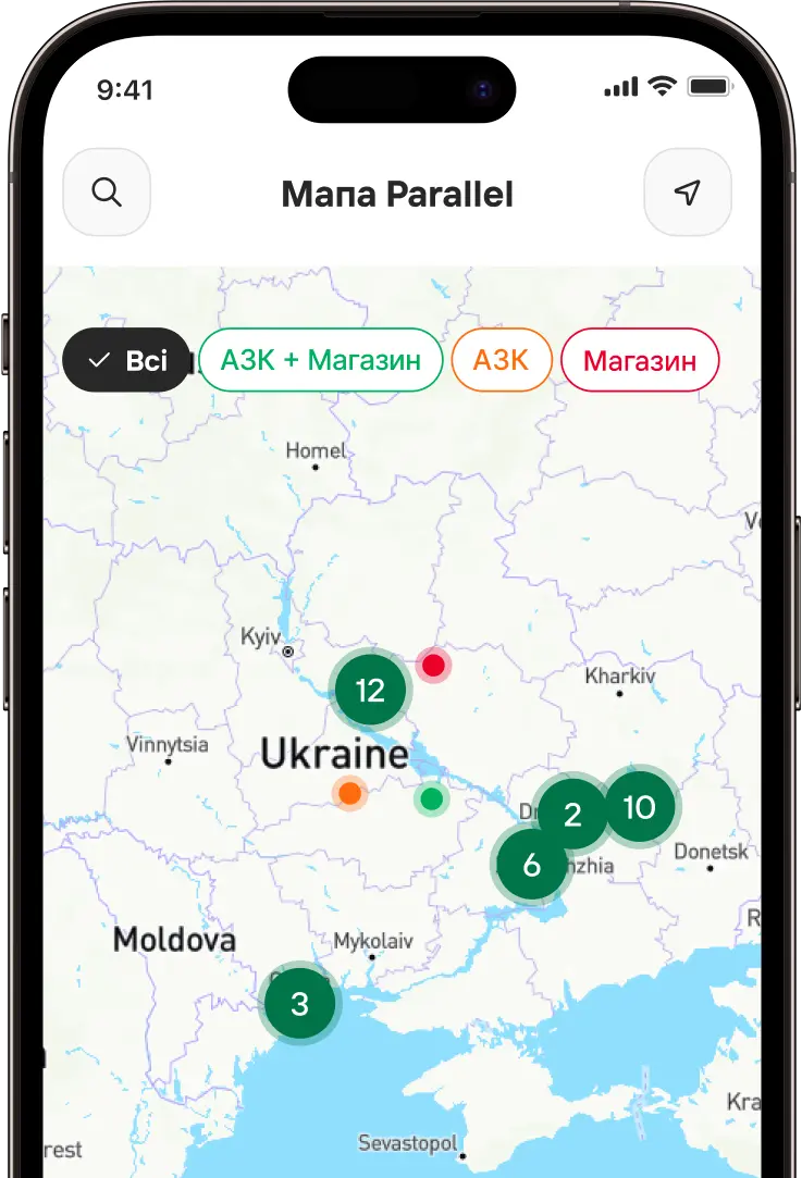 Знайдіть найближчу Parallel